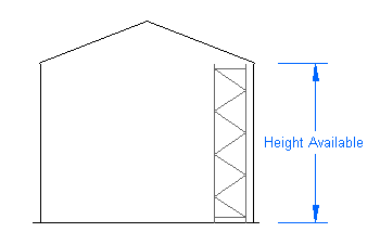 adjustable pallet racking single run
